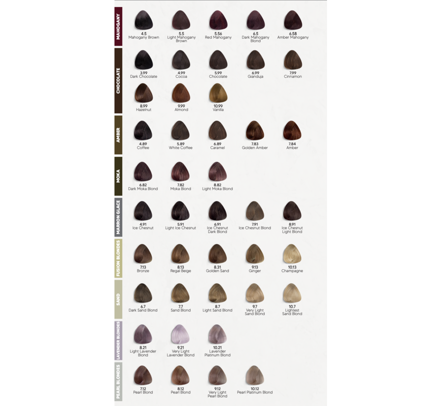 HAIR COLOR 100ML - Kleur 8 t/m Mixtones