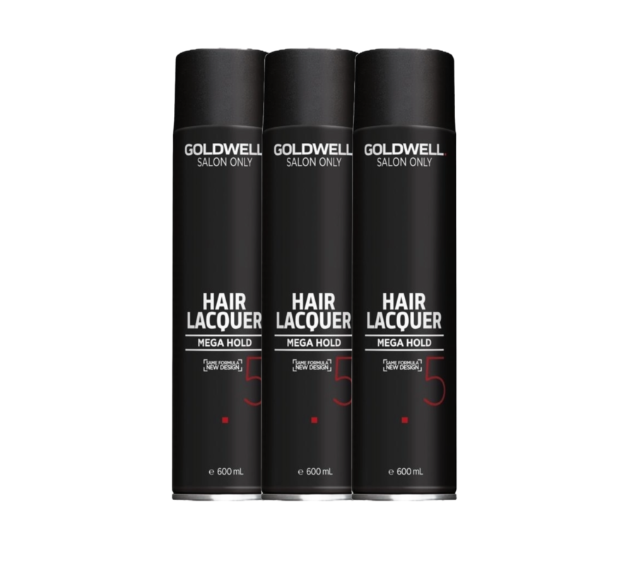 Salon Only Hairspray 600ml - 3 Stuks