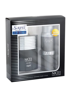 SAPIL NICE FEELINGS BLACK - FOR MEN - GIFT SET