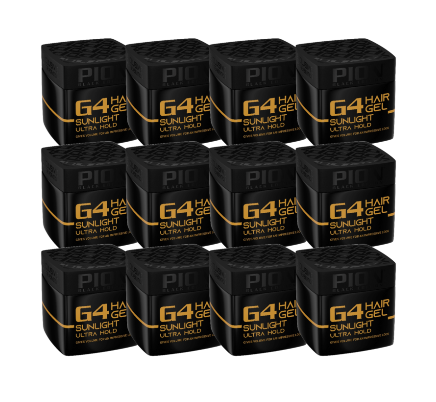 G4 HAIRGEL SUNLIGHT ULTRA HOLD 320ML - 12 STUKS