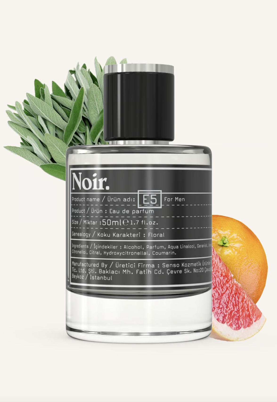 NOIR PARFUME 50ml FOR MEN - E5 BOXED nu bestellen?