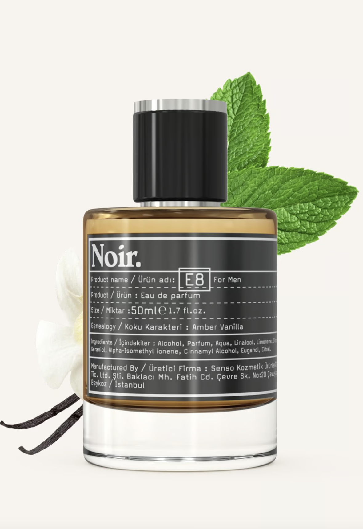 NOIR PARFUME 50ml FOR MEN - E8 BOXED nu bestellen?