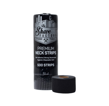 The Shave Factory Nekkragen ZWART met 5 rollen