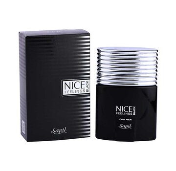 SAPIL NICE FEELINGS  BLACK - FOR MEN 75ml