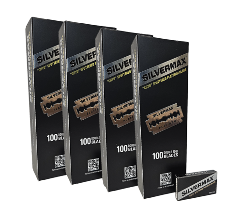 Silvermax Platinum DOUBLE EDGE Blades 4 x 100 STUKS