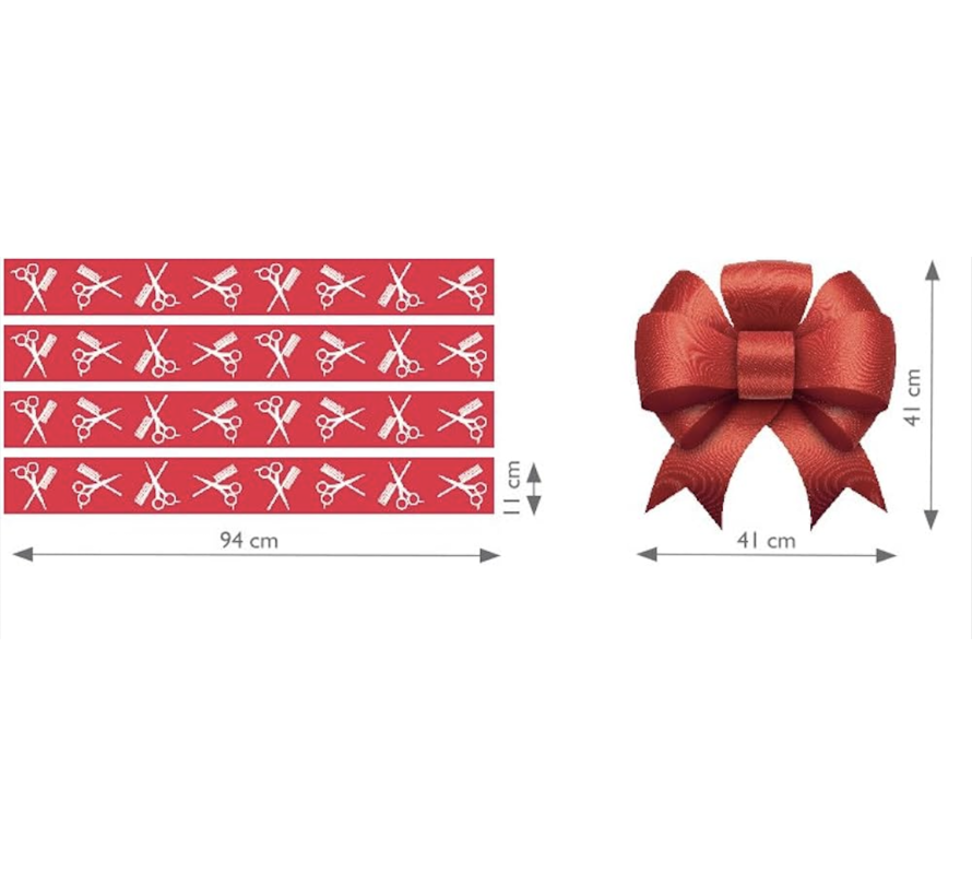 Raam Sticker Smart Deco Set RED