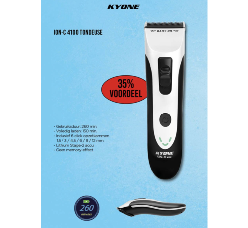 Kyone Promo! ION-C 4100 Tondeuse