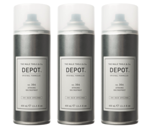DEPOT NO.306 Strong Hairspray 400ml - 3 STUKS