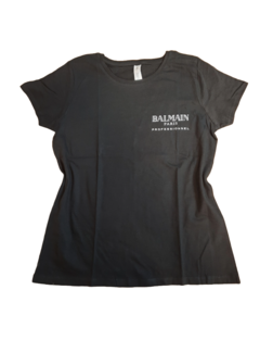 BALMAIN HAIR Dames T-Shirt Zwart - ACTIE!