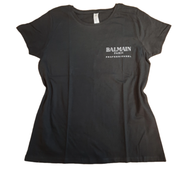 BALMAIN HAIR Dames T-Shirt Zwart - ACTIE!