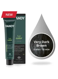 DANDY MAN HAIR COLOR 2 (ZEER DONKERBRUIN) - 60ml