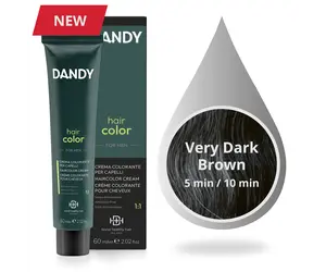 DANDY MAN HAIR COLOR 2 (ZEER DONKERBRUIN) - 60ml