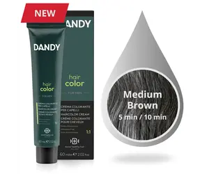 DANDY MAN HAIR COLOR 4 (MIDDEN BRUIN) - 60ml