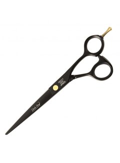 Dark Stag Black and Gold Barber Scissors Maat 6.5