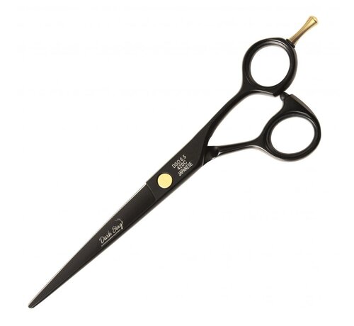 Dark Stag Black and Gold Barber Scissors Maat 6.5