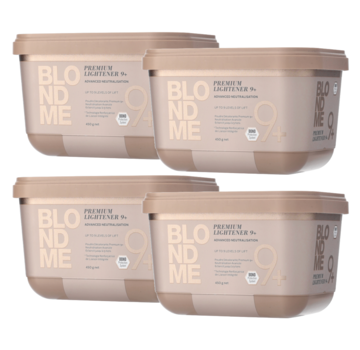 Schwarzkopf Professional BlondMe Premium  Lightener 9+ 450 gram  - 4 Pack