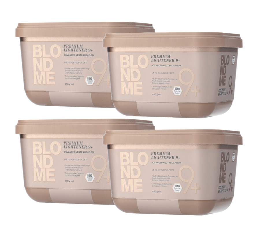 Professional BlondMe Premium  Lightener 9+ 450 gram  - 4 Pack