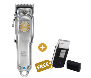 Wahl Senior Cordless Metal Limited Tondeuse + Free Travel Shaver