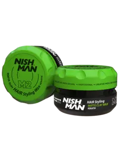 Nish Man M2 Matte Clay Wax Keratin 100ml
