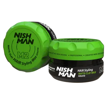 Nish Man M2 Matte Clay Wax Keratin 100ml
