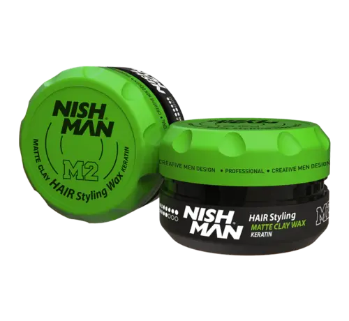 Nish Man M2 Matte Clay Wax Keratin 100ml