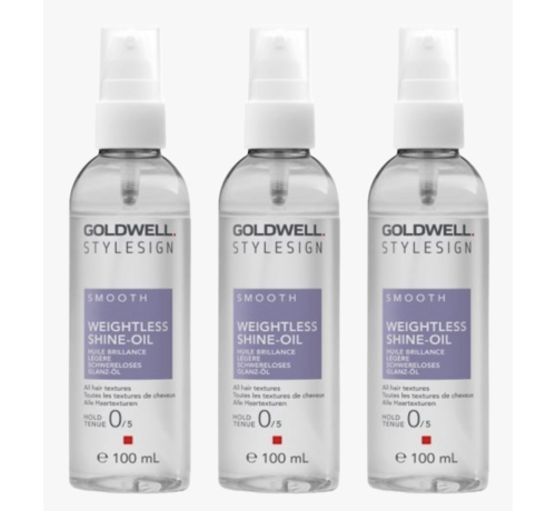 Goldwell STYLESIGN WEIGHTLESS SHINE-OIL 100ML  - 3 STUKS