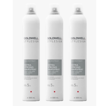 Goldwell STYLESIGN EXTRA STRONG HAIRSPRAY 500ML  - 3 STUKS