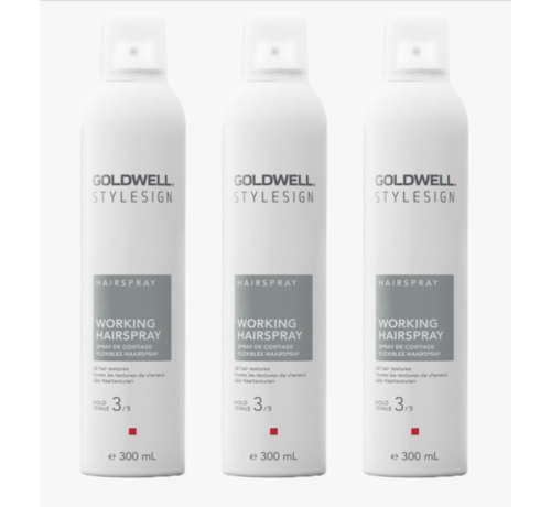 Goldwell STYLESIGN WORKING HAIRSPRAY 300ML - 3 STUKS