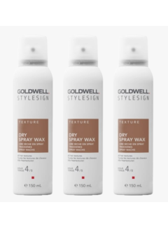 Goldwell STYLESIGN DRY SPRAY WAX 150ML - 3 STUKS