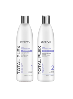 Kativa Total Plex Bond Reconstruction Shampoo 355ml + Conditioner 355ml SET