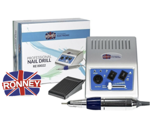 RONNEY Professionele Elektrische Nagelfrees - Nail Drill met voetpedaal - Zonder Bitjes