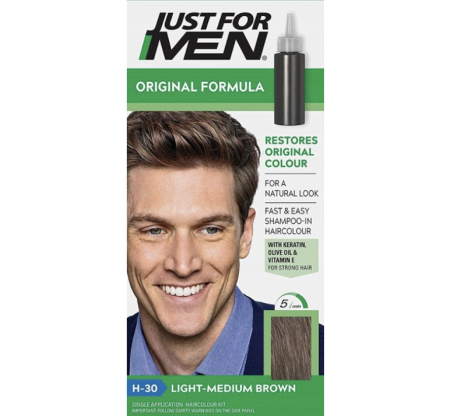 Original Formula Haarkleuring - H-30 - LIGHT - MEDIUM BROWN