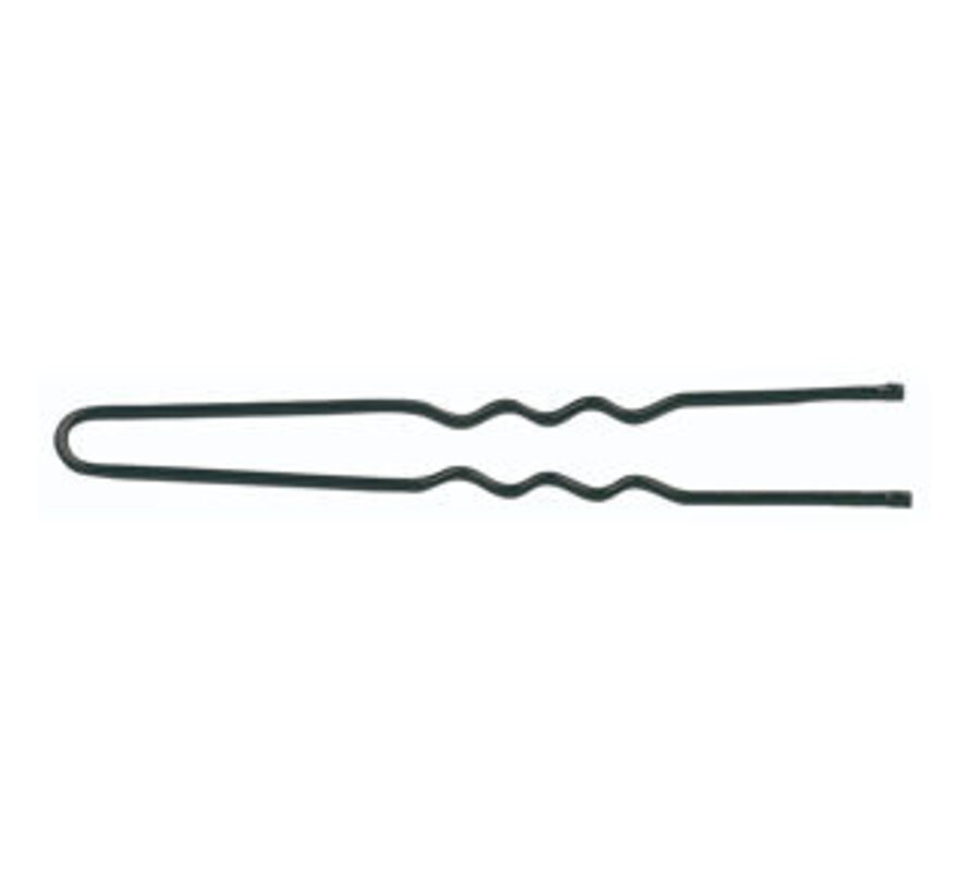 Postiche Geribbelde Haarspelden 50mm - 50 stuks