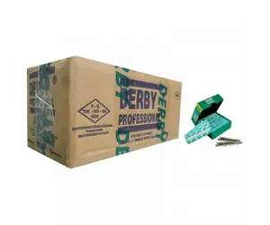 Derby Single Half Razor Blades 100 stuks - Doos met 50 pakjes