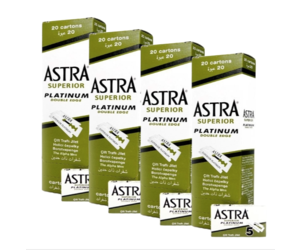 Astra Double Edge Blades 20x5 - Per 4 Pakken