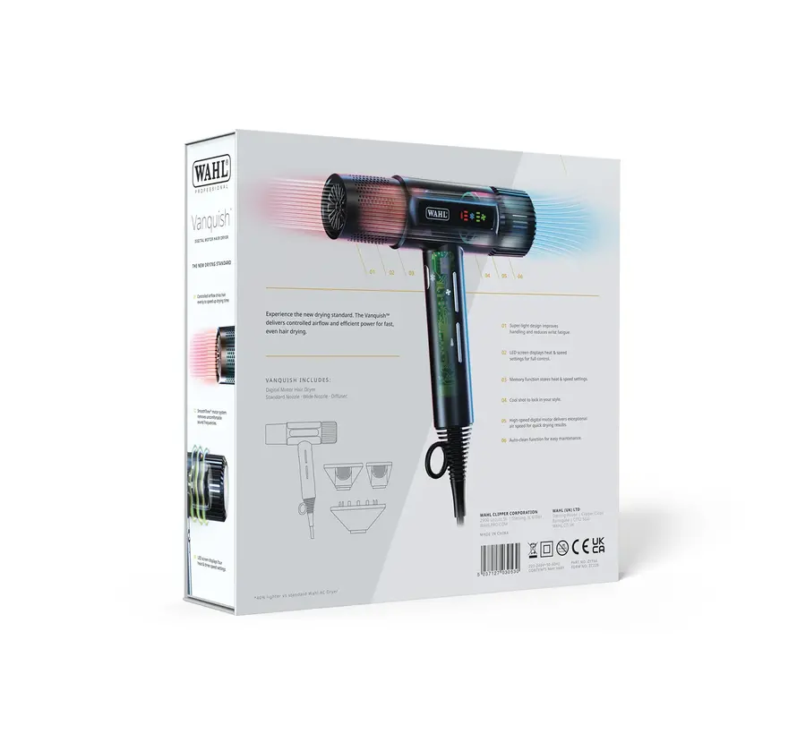 Vanquish Haardroger Zwart