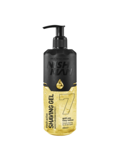 Nish Man Shaving Gel 7 Gold One 400ml