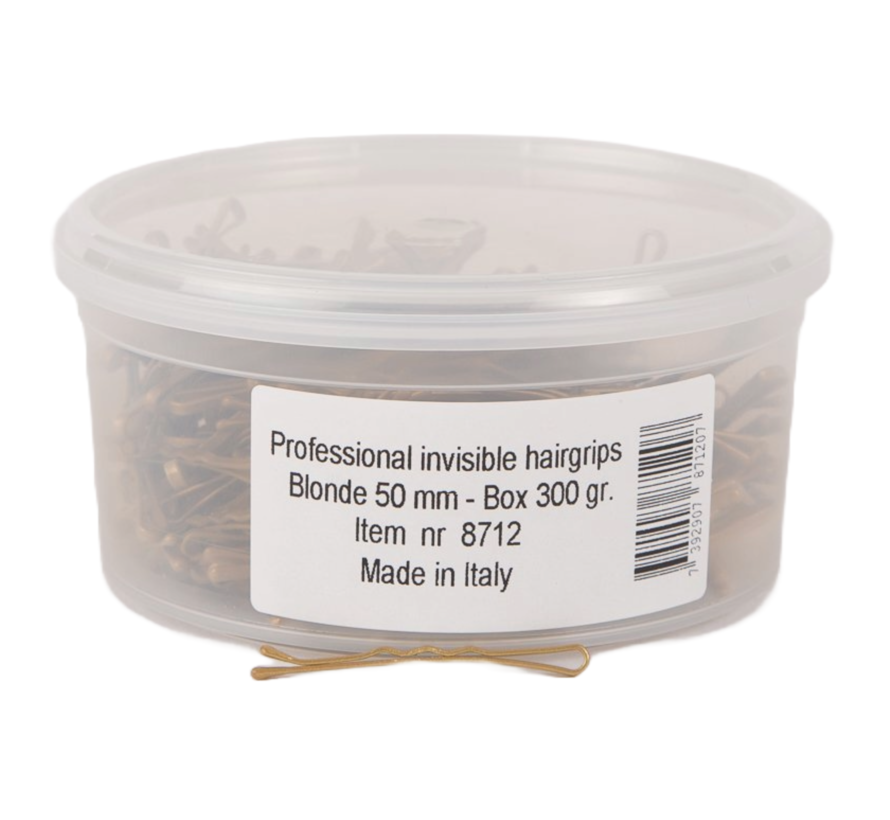 Schuifspeldjes BLOND 50 mm - 300 Gram BOX