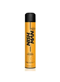 Nish Man Hair Spray 04 Extra Strong Hold - 400 ml