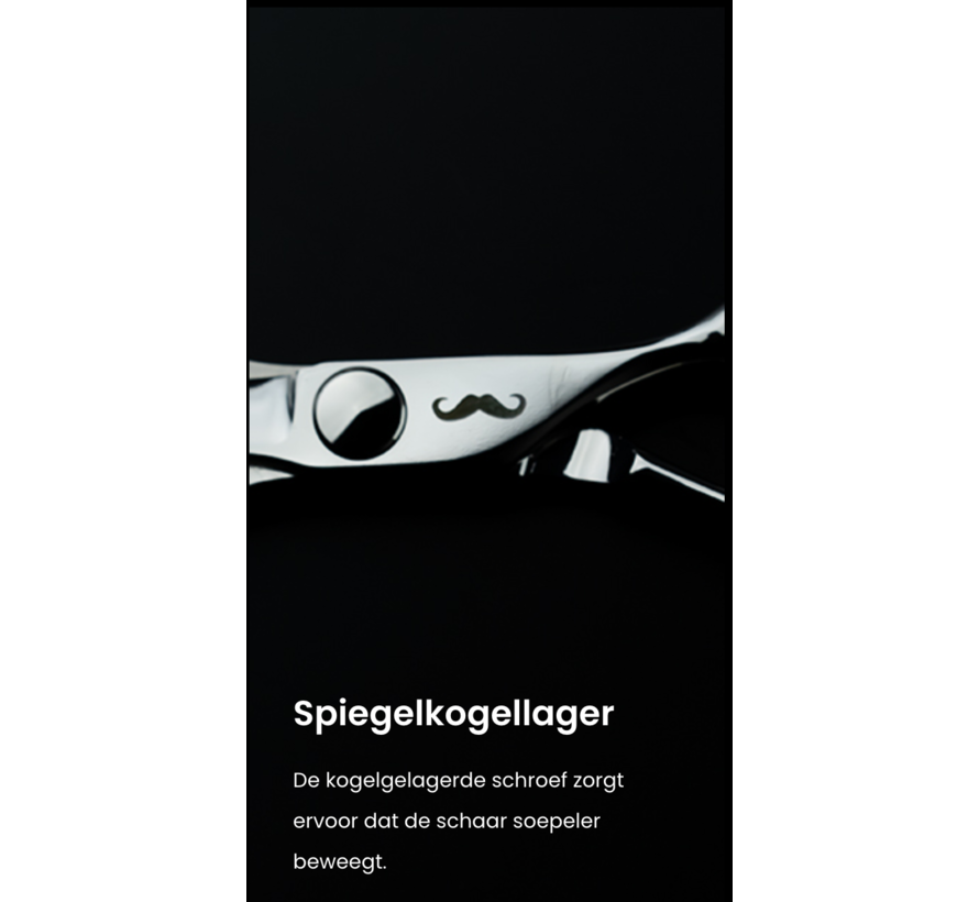 Kappersschaar Crusander 6,3"