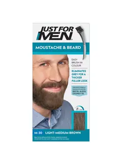Just For Men Moustache & Beard - M30 - Light-Medium Brown