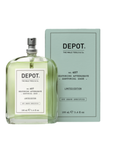 DEPOT No.407 restoring aftershave