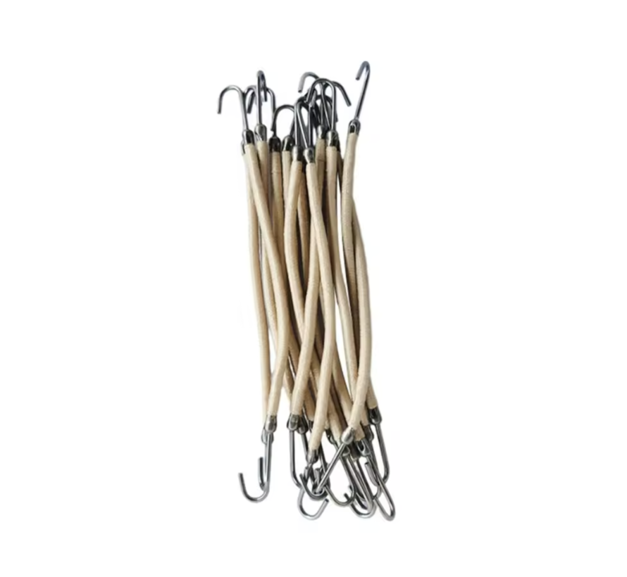 Hook Elastiek Blond - 12 STUKS