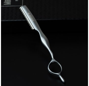 Mr Mustache Styling Razor Silver