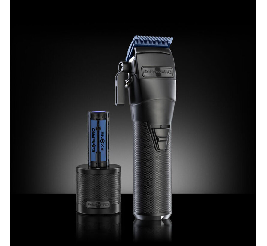 FXONE All-Metal BLACK Tondeuse + Gratis Extra Accu!