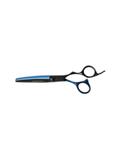 Mr Mustache Craft Coupeschaar Black-Blue Maat 6.0
