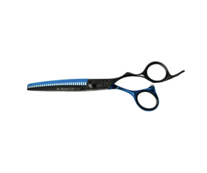Mr Mustache Craft Coupeschaar Black-Blue Maat 6.0