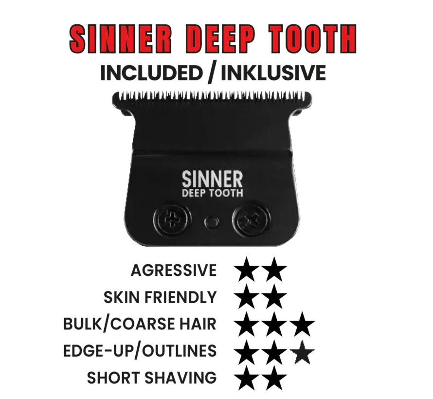 Sinner Deep Tooth Blade | Sinner Trimmer