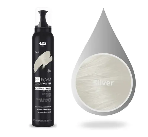Lisap Milano Refoam Color Mousse 22 - Zilver