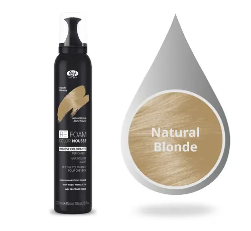 Lisap Milano Refoam Color Mousse 17 - Natuurlijk Blond